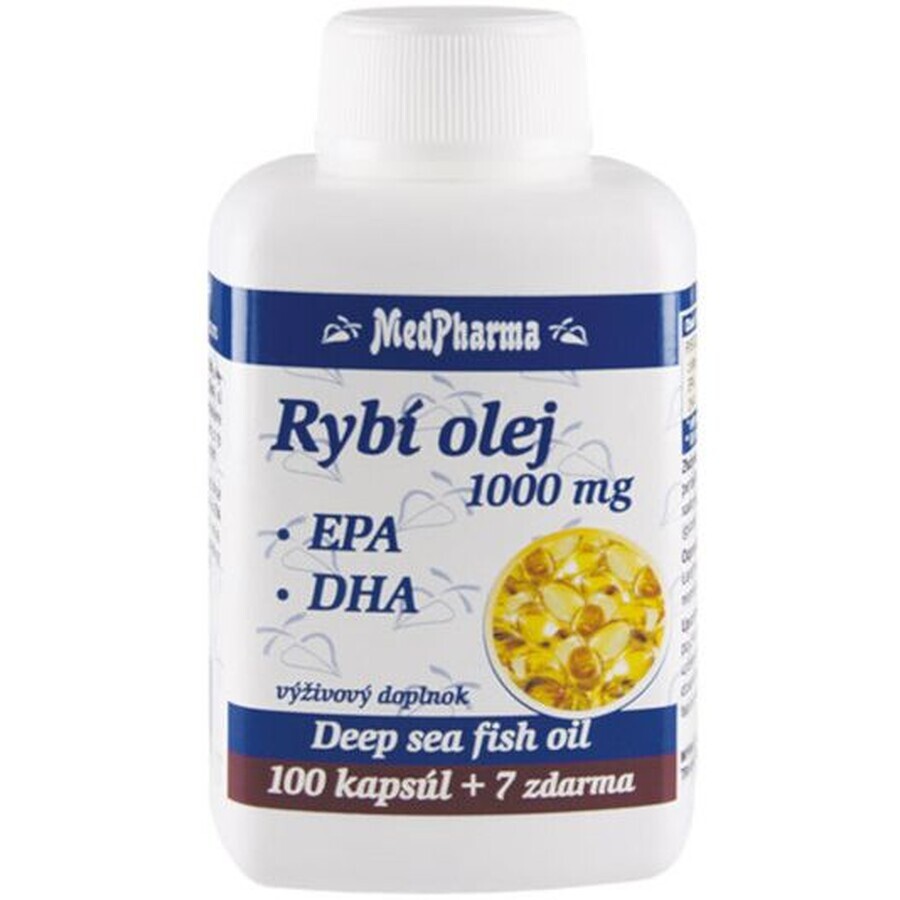 MedPharma Fish oil 1000 mg - EPA + DHA 107 capsules