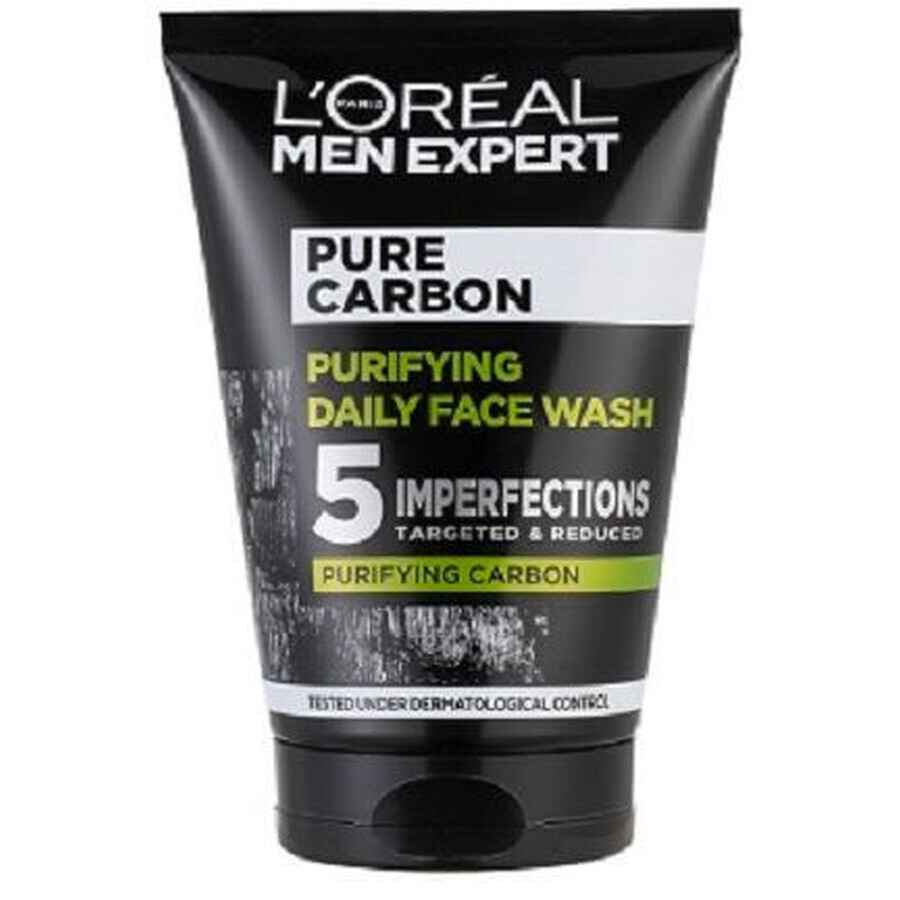 L'Oréal Paris Men Expert Pure Carbon Gel de curățare cu carbon activat 100 ml