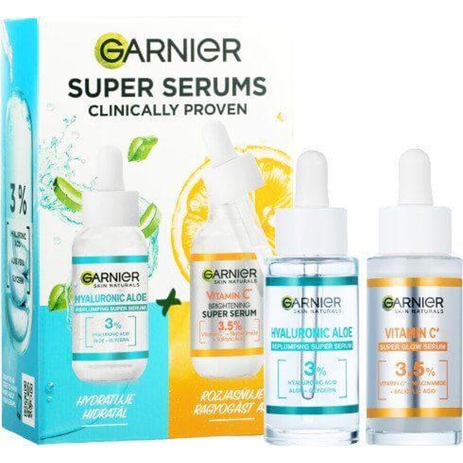 Garnier Skin Naturals skin serum gift set, 2 x 30 ml