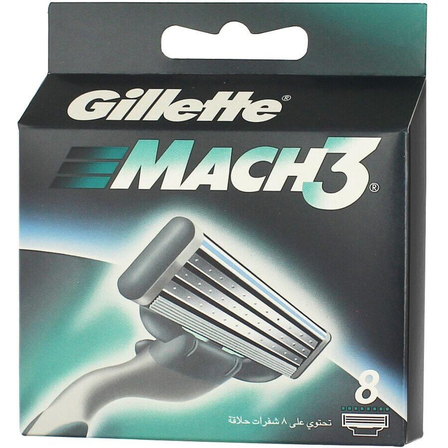 Recambio hojas de afeitar Gillette Mach 3 8 piezas 8 g