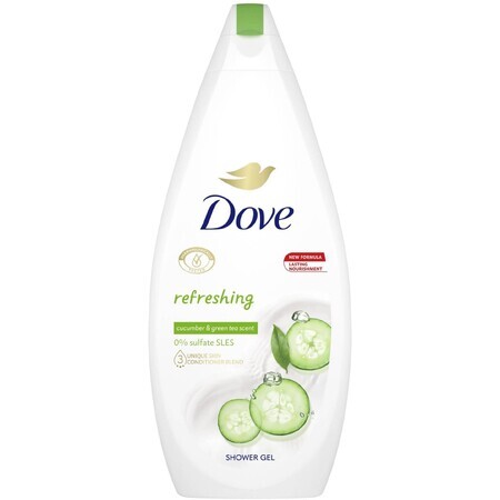 Dove Gel de duș răcoritor cu castravete 250 ml