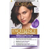 L'Oréal Paris Excellence Cool Creme Dauerhafte Farbe 5.11 Ultra Asche hellbraun