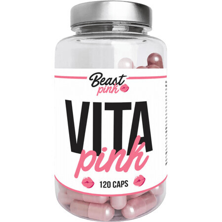 GymBeam BeastPink Multivitamin Vita Pink 120 Kapseln