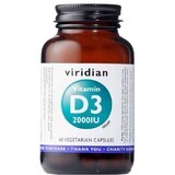 Viridian Vitamine D3 2000IU 60 gélules