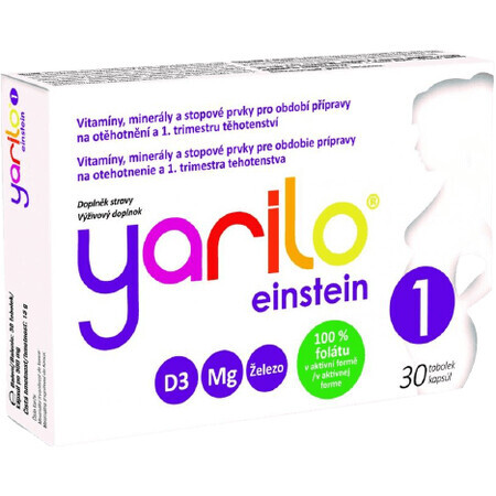 Yarilo einstein 1 Präparat für Schwangerschaft und erstes Trimester 30 Kapseln