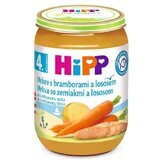 HiPP Morcovi cu cartofi și somon 190 g