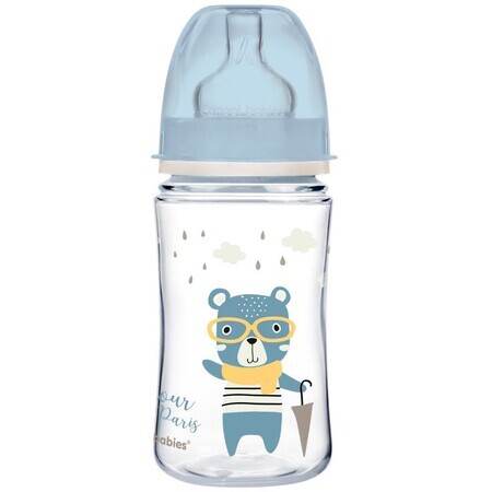 Canpol babies EasyStart Biberon BONJOUR PARIS BONJOUR PARIS blu 240 ml