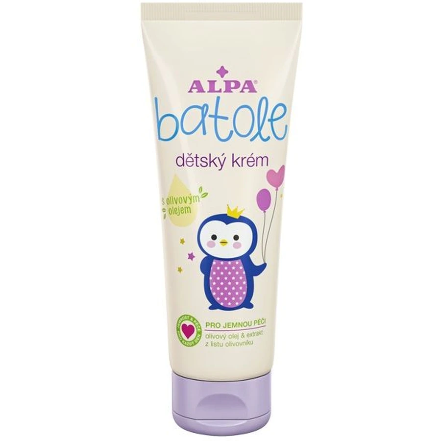 Alpa BABY CREAM CREAM CREAM BOTTLES mit Olivenöl 75 ml