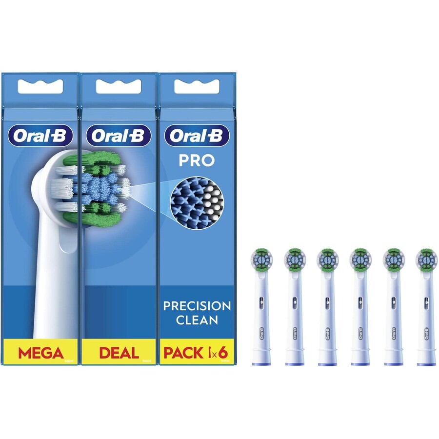 Oral-B Pro Precision Clean Replacement Heads 6 pcs