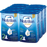 Nutrilon 2 Advanced Säuglings-Folgemilchpulver 6 x 800 g