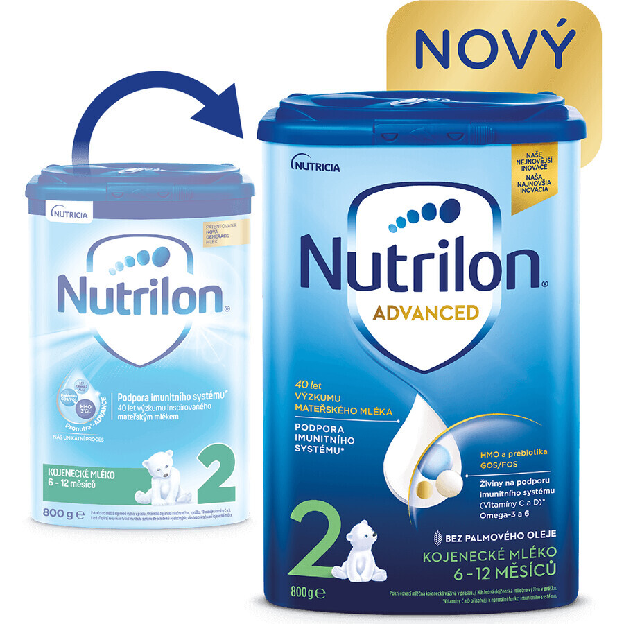 Nutrilon 2 Advanced leche en polvo de continuación para lactantes 6 x 800 g