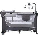 Kinderkraft Leody travel cot with accessories Leody Grey