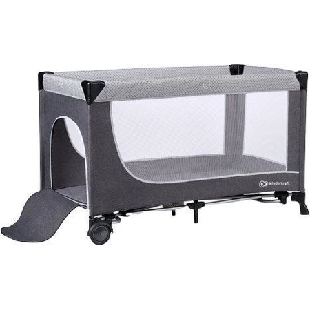 Kinderkraft Leody travel cot with accessories Leody Grey