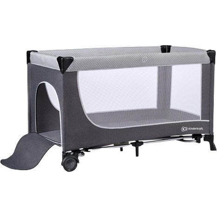 Kinderkraft Leody travel cot with accessories Leody Grey