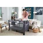 Kinderkraft Leody travel cot with accessories Leody Grey