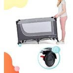 Kinderkraft Leody travel cot with accessories Leody Grey