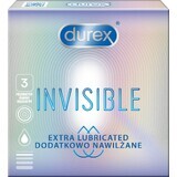 Durex Invisible Extra Gleitgel Kondome Invisible Extra 3 Stück