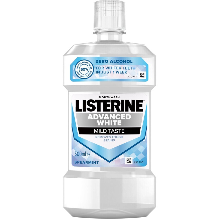 Listerine Advanced White Mundspülung mit feinem Geschmack 500 ml