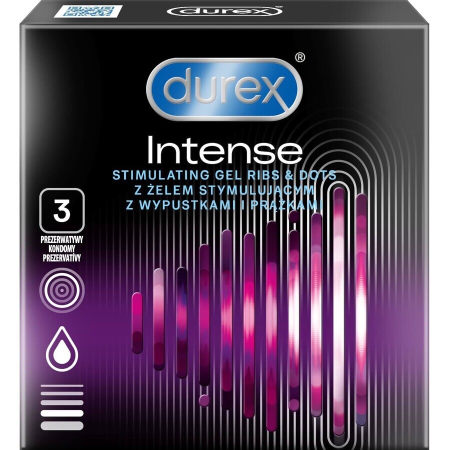 Durex Intense Orgasmic Kondome 3 Stück