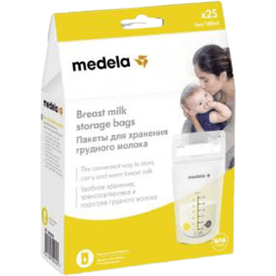 Medela bolsas para almacenar leche materna 50 x 180 ml