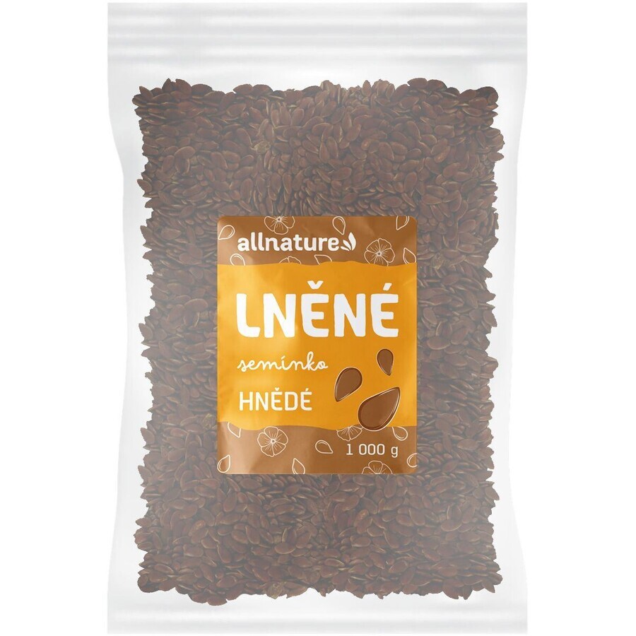 Allnature Leinsamen braun 1000 g