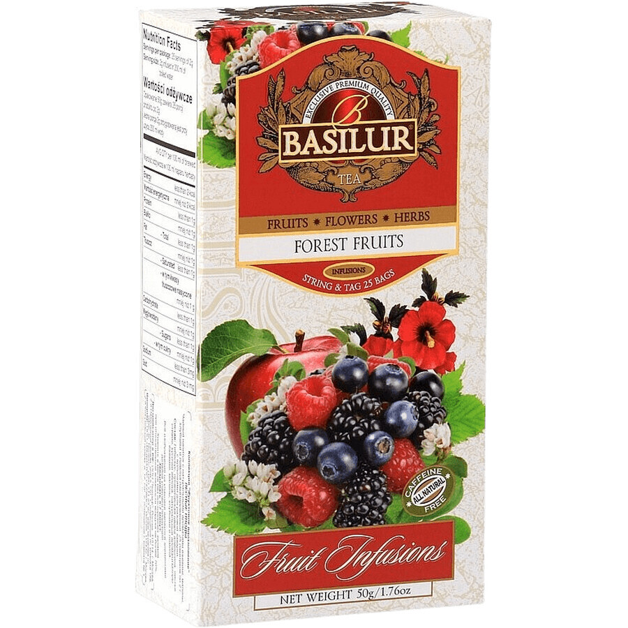 Basilur Frutas del Bosque 25 x 2 g