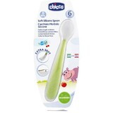 Weicher Silikonlöffel Chicco 6m+ grün