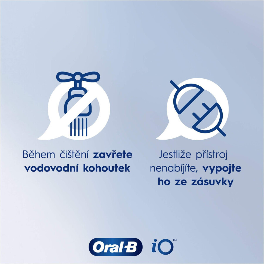 Oral-B iO 3 Dual Pack elektrische Zahnbürsten schwarz und blau 2 Stück