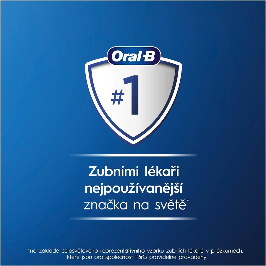 Oral-B iO 3 Dual Pack elektrische Zahnbürsten schwarz und blau 2 Stück