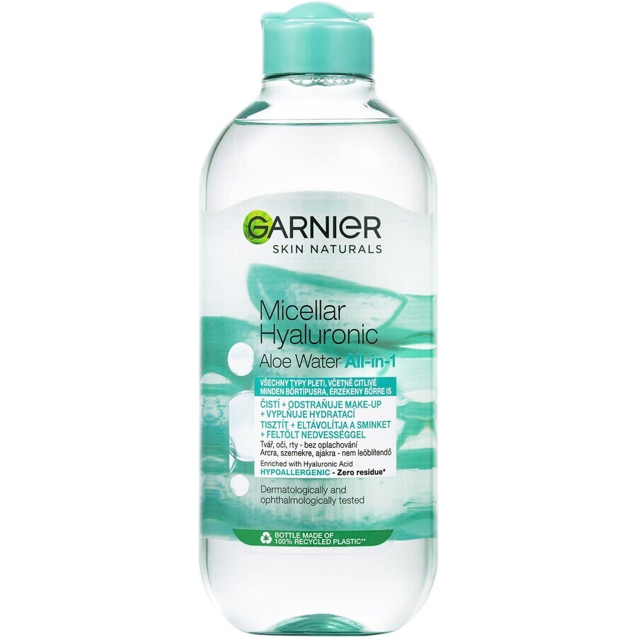 Garnier Acqua Micellare Riempitiva Ialuronica Aloe Skin Naturals Ialuronica Aloe 400 ml