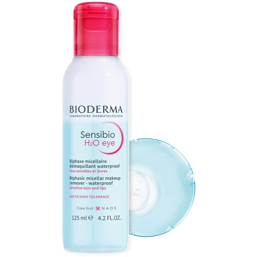 Bioderma Sensibio H2O mizellarer Reiniger für Augen und Lippen 125 ml