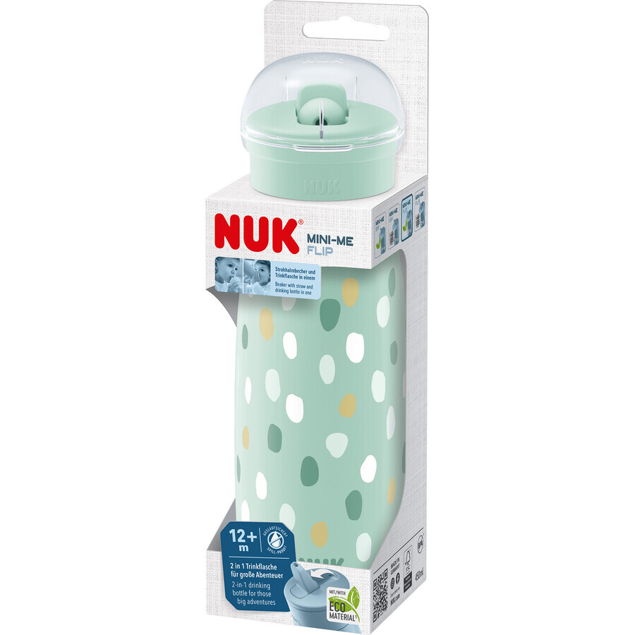 Nuk Mini-Me PP Flip Bottle verde 450 ml