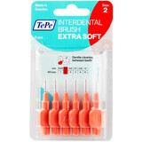 TePe Extra soft interdental brushes 0,5 mm light red 6 pcs