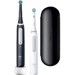 Elektrische tandenborstel Oral-B iO Series 4 Duo Zwart&Wit