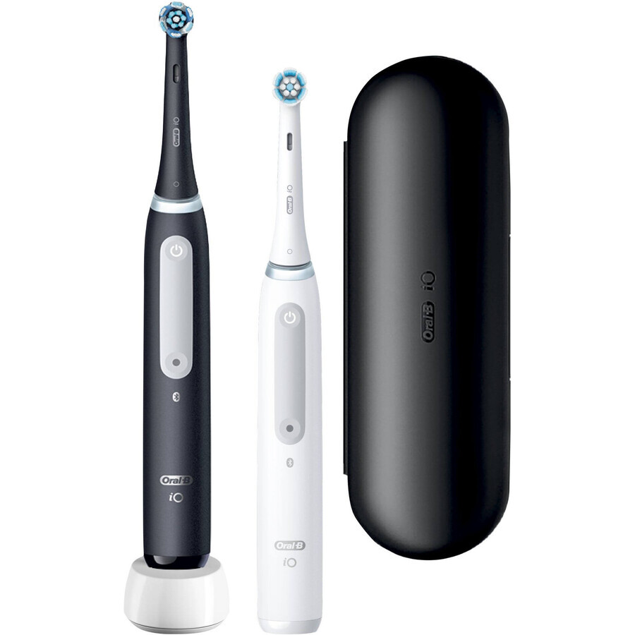 Elektrische tandenborstel Oral-B iO Series 4 Duo Zwart&Wit