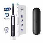 Elektrische tandenborstel Oral-B iO Series 4 Duo Zwart&Wit