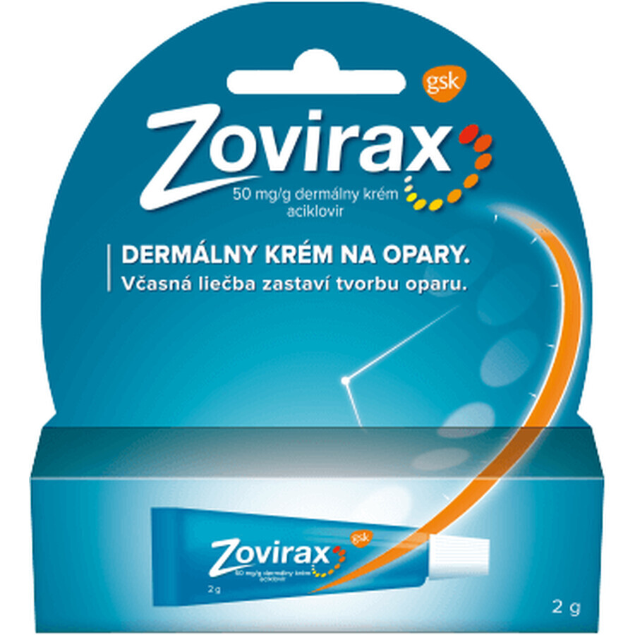 Zovirax Dermalcreme zur Behandlung von Fieberbläschen 2 g