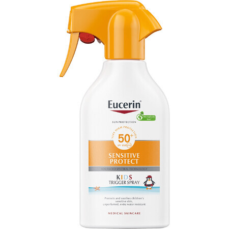 Eucerin SUN Spray pentru copii SENSITIVE PROTECT SPF 50+, 250 ml