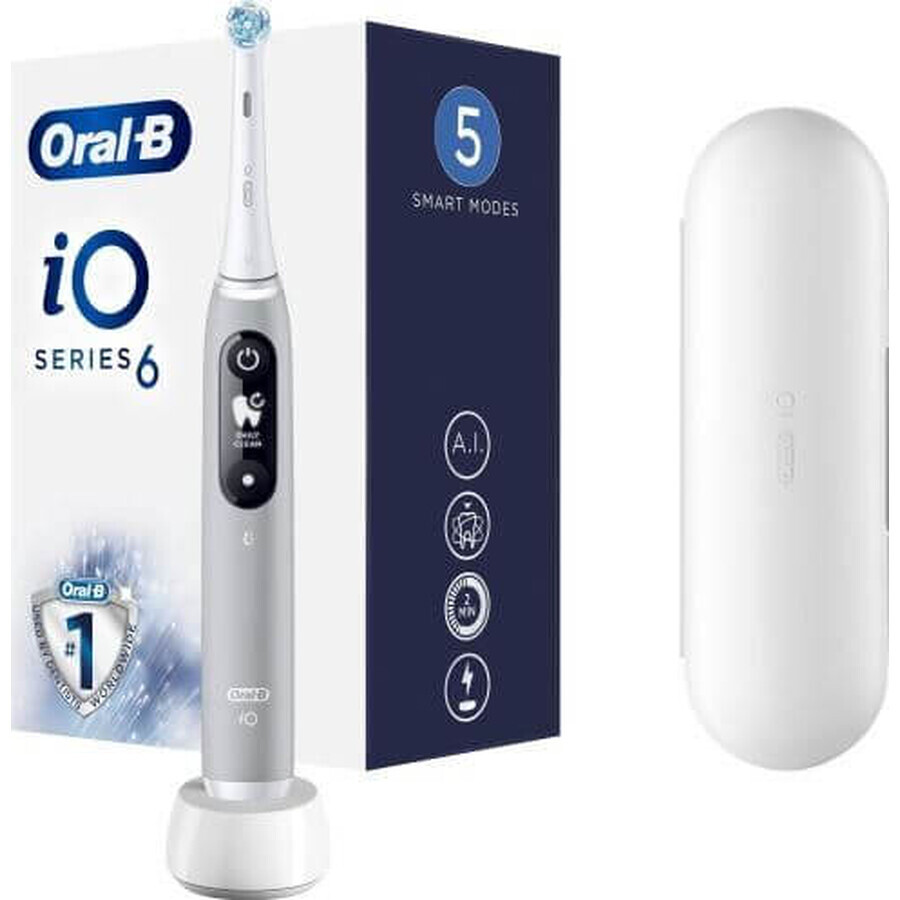 Elektrische Zahnbürste Oral-B iO Series 6 Grau Opal