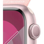 Apple Watch Series 9 GPS 45mm Aluminiumgehäuse mit Sportarmband, rosa