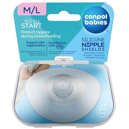 Canpol babies EasyStart Premium Nipple Protector Size. L 2 pcs