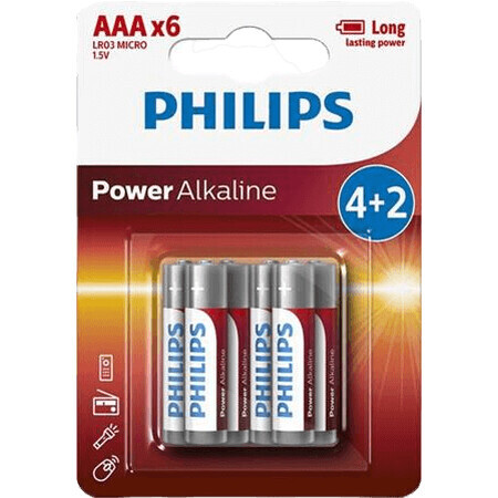 Philips Battery LR03P6BP/10 6 pcs