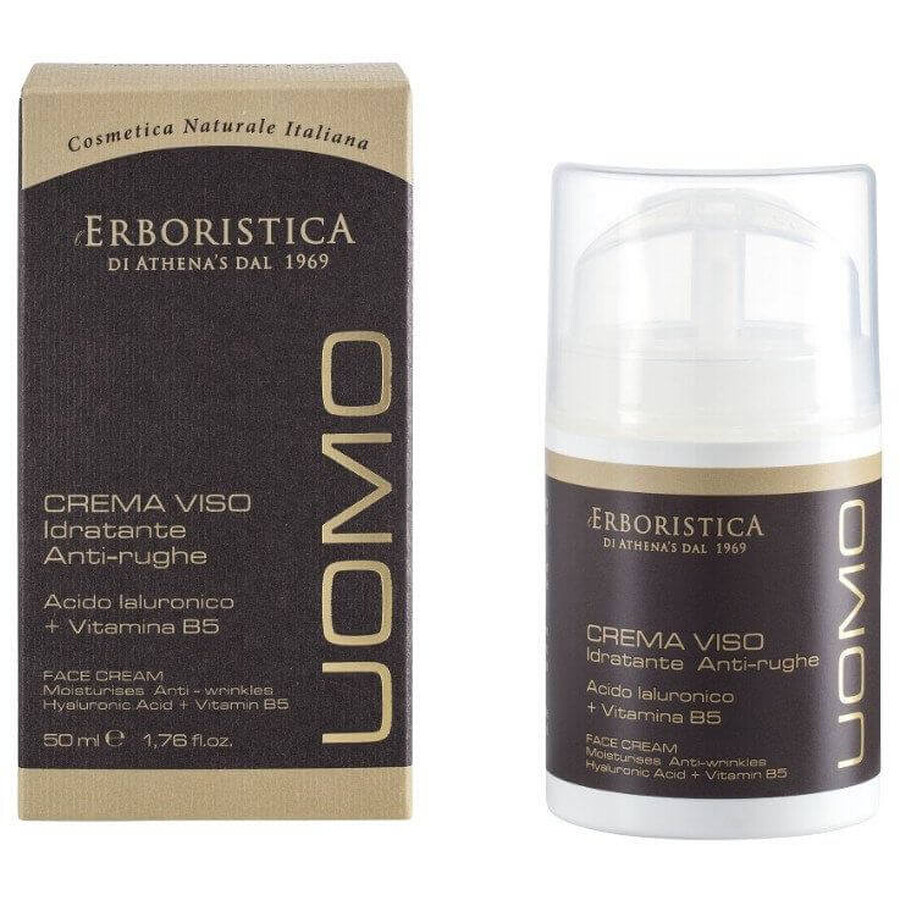 Erboristica Uomo cremă de față antirid pentru bărbați 50 ml