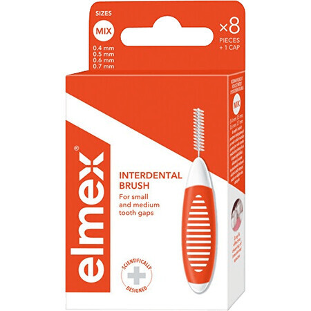 Cepillo interdental Elmex mix 0,4 mm - 0,7 mm 8 uds.