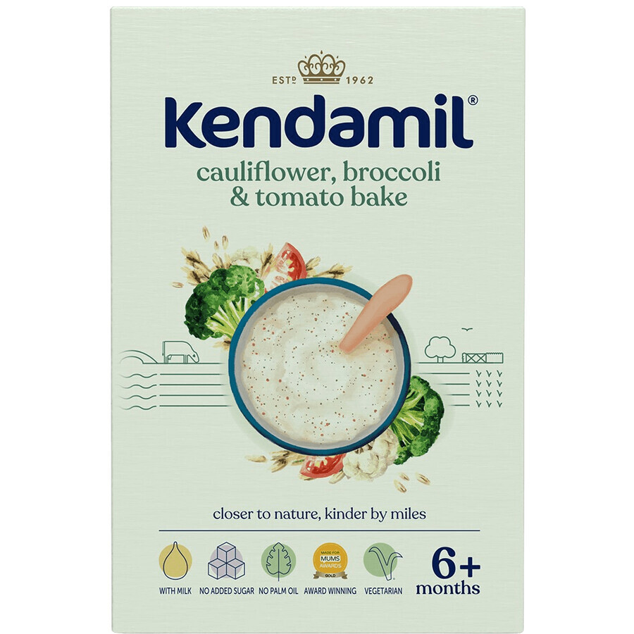 Kendamil Porridge au brocoli, au chou-fleur et aux tomates 6m+ 150 g