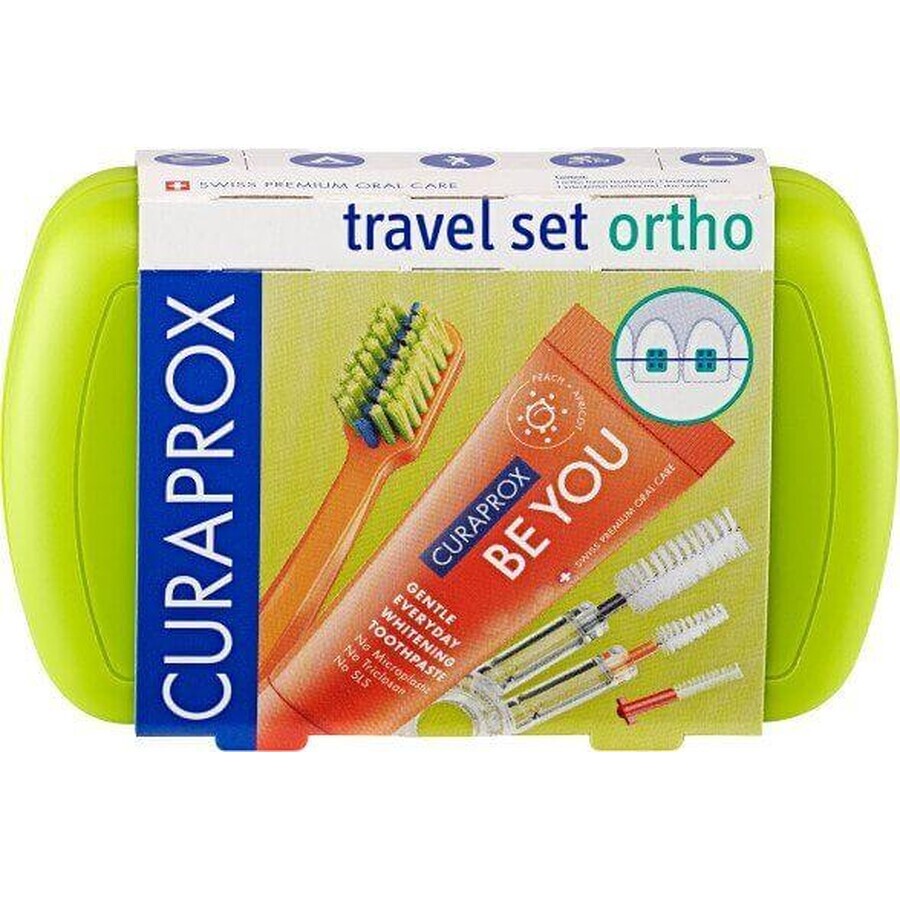 Curaprox Set de voyage ORTHO vert