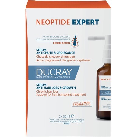 Ducray Neoptide Expert Hair Loss and Growth Serum 2 x 50 ml