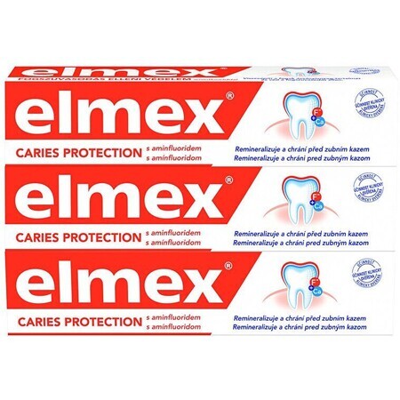 Elmex Pasta dentífrica Anticaries 3 x 75 ml