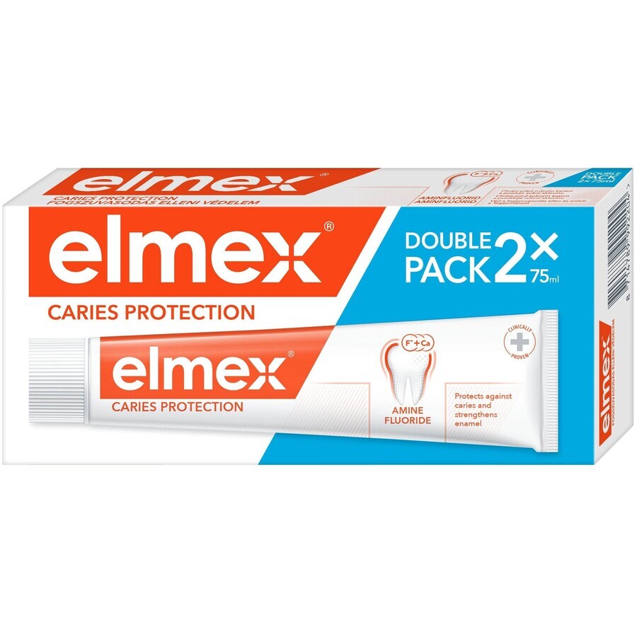 Elmex Pasta dentífrica Anticaries 2 x 75 ml