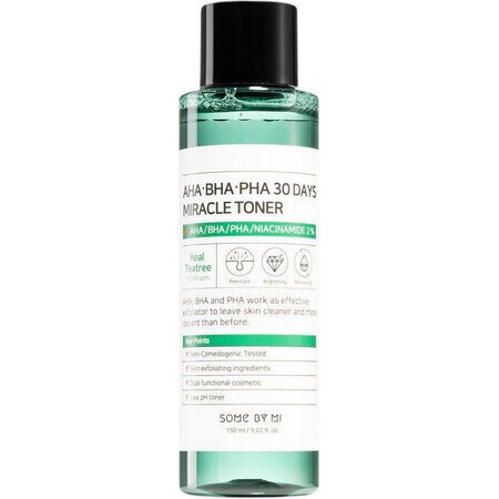 Some by me AHA BHA PHA 30 Days miracle toner, tónico limpiador 150 ml